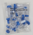 Stellar Scientific T50-101 Bagged 50mL Conical Centrifuge Tubes with Blue Caps. Packed in bags of 25 conical tubes and cases of 500 total tubes. Tubes are RNase/DNase free and Sterile. 