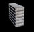 Stainless Steel Freezer Drawer Rack For 2 Inch Cryo Boxes In A 6 Tall By 3 Deep Format - UFD-362 Holds 18 Boxes - Lab Freezer Racks - Stellar Scientific