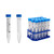 15mL High Speed Conical Centrifuge Tubes In Eco Friendly Racks - Sterile and RNase and DNase Free With Attached Screw-Caps - Lab Supplies - Stellar Scientific