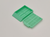 Plastic Biopsy Tissue Cassettes With Detachable Lid, 30° Angled Face, Large Writing Area, Green