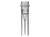 Stellar Scientific 0.5mL Polypropylene Clear Screw-Cap Self-Standing Micro Tube With Ribbed Walls, For Kitting And Sample Storage - Lab Supplies