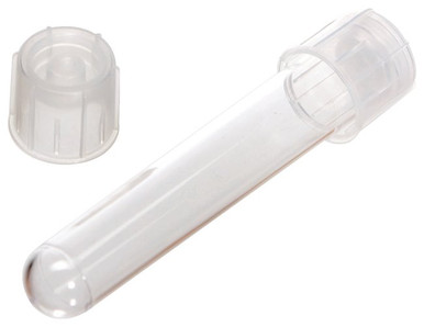 White 100 Pack, Plastic Notched Space Saving Tubular Standard Size