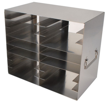 Stainless Steel Freezer Rack for 100 Place Microscope Slide Boxes - Lab ...