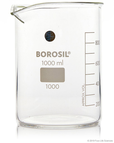 Borosil 1000ml Glass Laboratory Griffin Beaker With Spout 1000d29 Lab Glassware Stellar Scientific Borosil 1000ml Glass Laboratory Griffin Beaker With Spout 1000d29 Lab Glassware Stellar Scientific