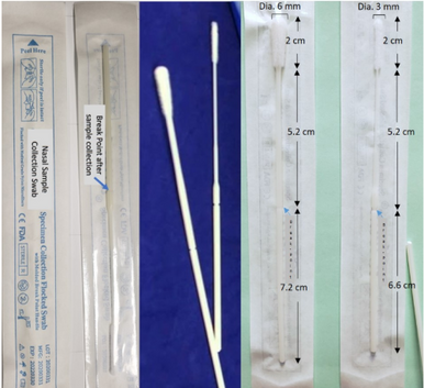 Flocked, Individually Wrapped, Sterile Nasal Swab for ...