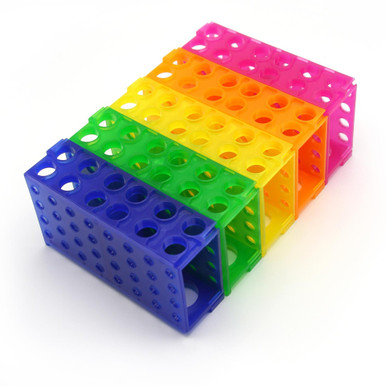 Polypropylene Interlocking 4-Way Tube Racks For Tubes Up to 50mL ...