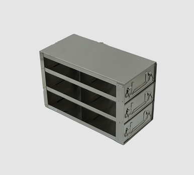 Stainless Steel Laboratory Freezer Drawer Rack for 2 Inch Cryo Boxes ...