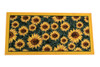 Kashi Home Rectangle Mat with Latex Back Sunflower Series Kitchen Rug, 18" by 30"