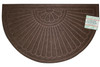 Loxley Collection Half Round Doormat Welcome Mat Indoor Outdoor Rubber Backing