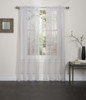 Lisa Sheer Voile Window Curtain Panel - Beige