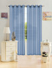 Sheer Voile Window Curtain Panel With Metal Grommets, Solid Color, Leah, 55" X 84" - 1 Panel