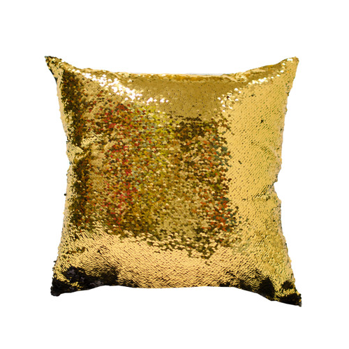 Decorative Sequin Throw Pillow 17x17 Inch Comfortable Fill For