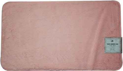 Microfiber latex back, Bath Rug