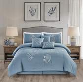 CECILY 7 PIECE EMBROIDERED COMFORTER SET