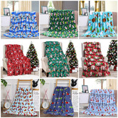 Throw Blanket, Holiday Printed Soft Plush Throws, Fun Christmas Prints, Home Decor for Bedding, Couch & Gifts 50 x 60