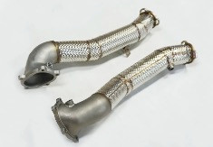 HEAT COATED DOWNPIPES FOR AUDI S6 S7 RS6 RS7 A8 S8 C7 4.0 TFSI Twin Turbo Charge Exhaust Pipe Kit S6, S7, RS6, RS7, A8, S8 C7 4.0T