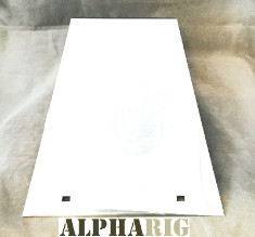 Anti-Sail Plate Plain in Stainless Steel 304 with mounting hardware Pair