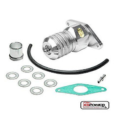 XS-Power 08-12 WRX/LEGACY GT TURBO/INTERCOOLER SILVER ALUMINUM BLOW OFF VALVE