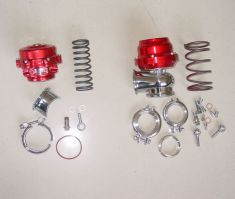 50mm BOV AND 44mm Wastegate Combo Turbo blow off valve and Waste Gate RED