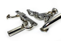 Turbo Exhaust HEADERS SINGLE UP for Chevy SBC 350 Engine WITH CROSSOVER XS-POWER