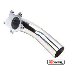 Turbo Exhaust Downpipe 90 Degree Stainless Steel 2.5" T3/T4 + Gasket For Dodge