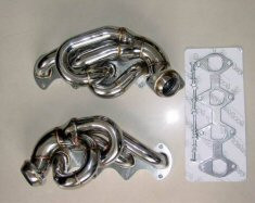 Ford Mustang GT 2005 + 4.6L 3V V8 Shorty Headers 2009 Ford Mustang GT 4.6L 3V