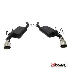 Exhaust Axle-back Black Muffler Polished Tips for 2010-2015 Camaro LS LT 3.6L V