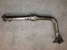 2.5 inch T3 T4 HONDA B/D D16 B18 5 BOLT TURBO S.S STEEL DOWNPIPE EXHAUST