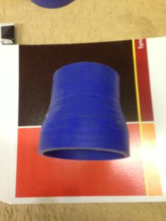 INTAKE BOOT 2.75 in TO 2.5 in REDUCER 2.75 to 2.5 inch BLUE RUBBER COUPLER HOSE FM