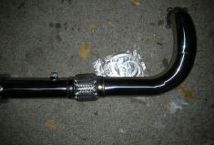 GT35 / GT35R 2.5 in T3 4 BOLT FLANGE TURBO STAINLESS EXHAUST DOWN PIPE