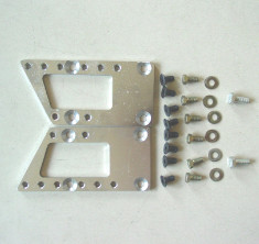 Chevy GMC LS Series Adjustable Motor Mount Adapter Plate Swap Bracket LS1 LSX