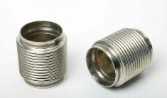 2PCS 2.5 inch ID T304 S. Steel Exhaust Bellow Flex Joint Pipe 2.5 inch ULTRA STRONG Pipe