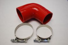 3 to 2 1/2 90 degree elbow Silicone hose 90 3"-2.5" reducer COUPLER red+2 tbolt