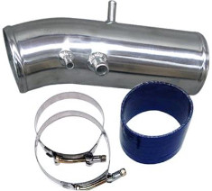 Air Intake Pipe For Supra MK3 MK4 Aluminum 4 inch Inlet with Hose and Clamps