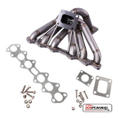 XS-POWER Toyota Supra MK4 2JZ-GTE Schedule 40 T4 Single Turbo Exhaust Manifold