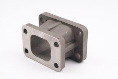 XS-POWER Universal T3 to T4 Turbo Adapter Flange Heavy Duty Steel Turbo Conversion Adapter