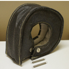 Custom Fiber XL T6 Turbo Charger BLANKET heat shield cover Black