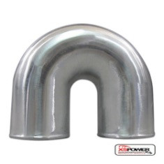 3 inch Cast Aluminium Elbow U 180 Degree Pipe Polished For Turbo Inlet TURBO ELBOW