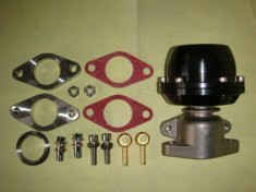 XS-POWER Black 35mm 2-Bolt External Turbo Wastegate 9 PSI