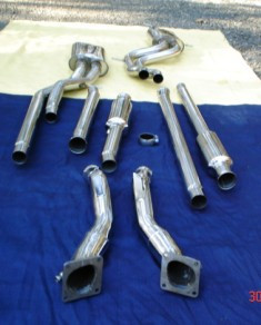 AUDI S4 2.7L DUAL EXHAUST TWIN MUFFLER CATBACK WITH 6 SPEED NON RESONATED TWIN I OR TWIN II WITH YOUR CHOICE OF DOWNPIPES B5 S4