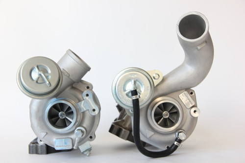 XS-POWER K04-025 and K04-026 billet wheel twin turbocharger set for Audi RS4 B5 2.7T V6