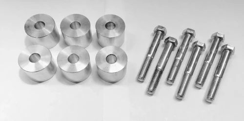 Jeep Wrangler YJ TJ Billet Transfer Case Drop Kit T6061 Aluminum Lift Spacer 1987-2002