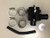B5 S4 K04 performance aluminum recirculating diverter valve pair black