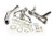 Turbo Exhaust HEADERS SINGLE UP for Chevy SBC 350 Engine WITH CROSSOVER XS-POWER
