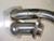 SSAutoChrome Mitsubishi EVO O2 housing with precision TIG welds, 1/2-inch CNC flanges and atmospheric dump tube for 4G63 turbo engines