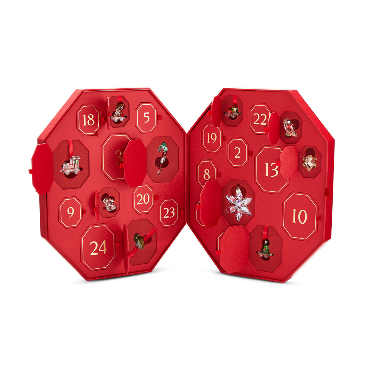 Annual Edition Advent Calendar 2025, Red, 5653681 Swarovski Four