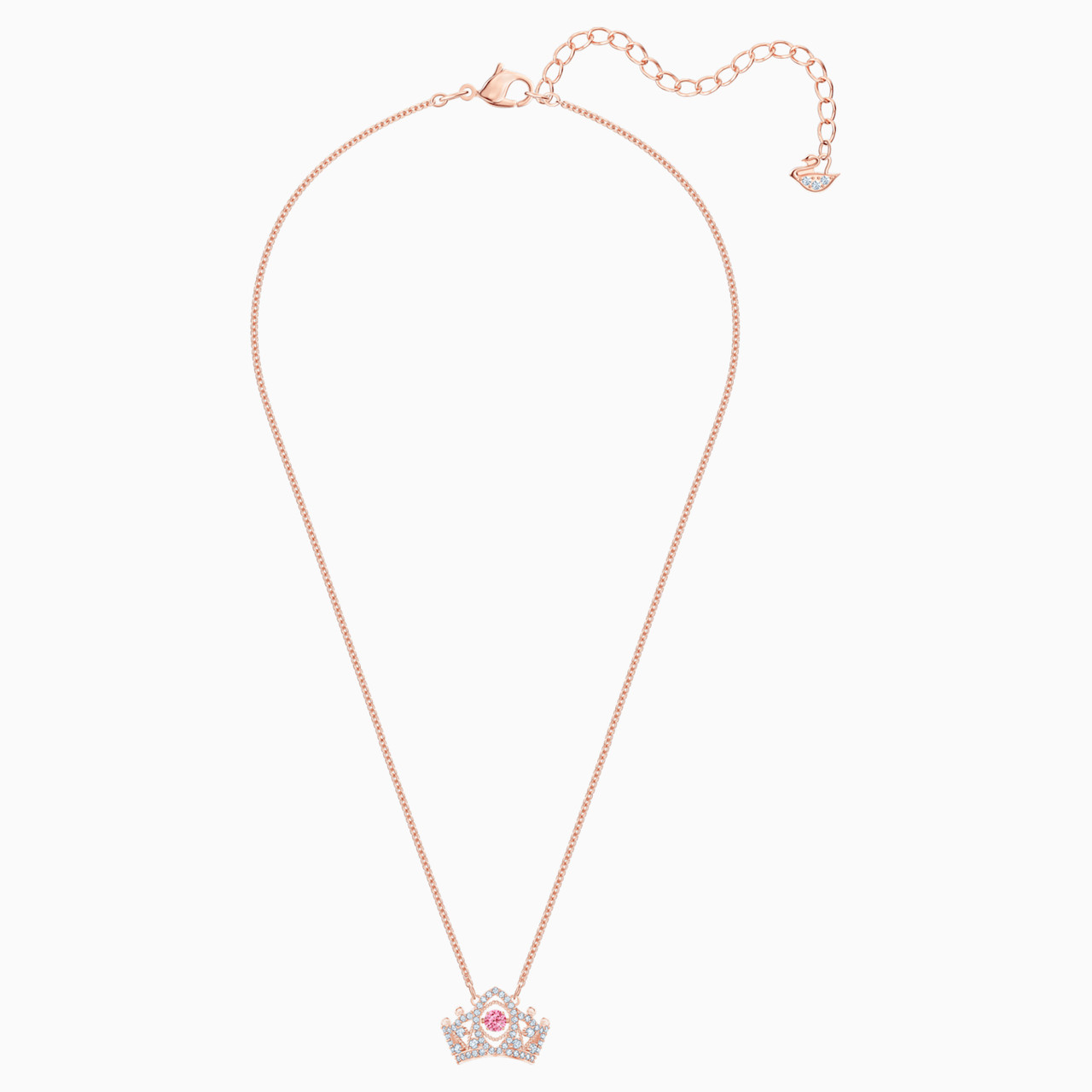 Swarovski Crystal Bee A Queen Pendant, Red, Rose-Gold Tone Plated 5510986