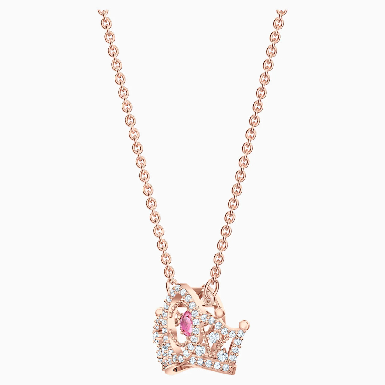 Swarovski Crystal Bee A Queen Pendant, Red, Rose-Gold Tone Plated 5510986