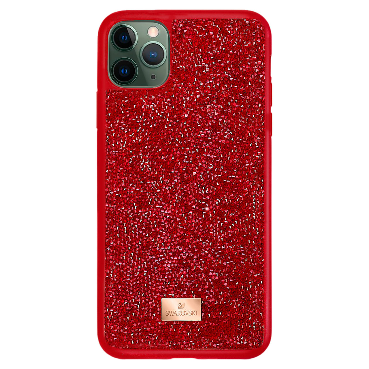 Swarovski Crystal Glam Rock Smartphone Case, iPhone 12 Mini, Red