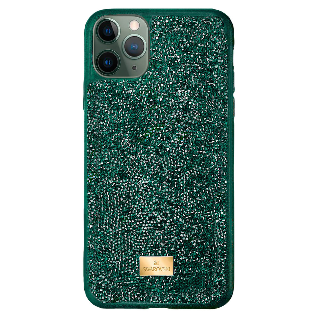 Swarovski Crystal Glam Rock Smartphone Case, iPhone 12 mini, Green